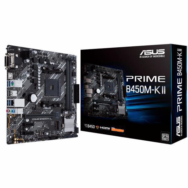 Placa Mãe Asus Prime B450M-K II AMD Soquete AM4