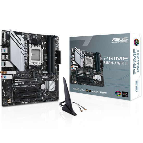 Placa Mãe Asus Prime B650M-A Wi-Fi II AMD Soquete AM5 foto principal