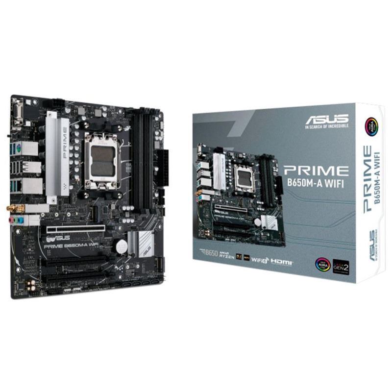 Placa Mãe Asus Prime B650M-A Wi-Fi AMD Soquete AM5