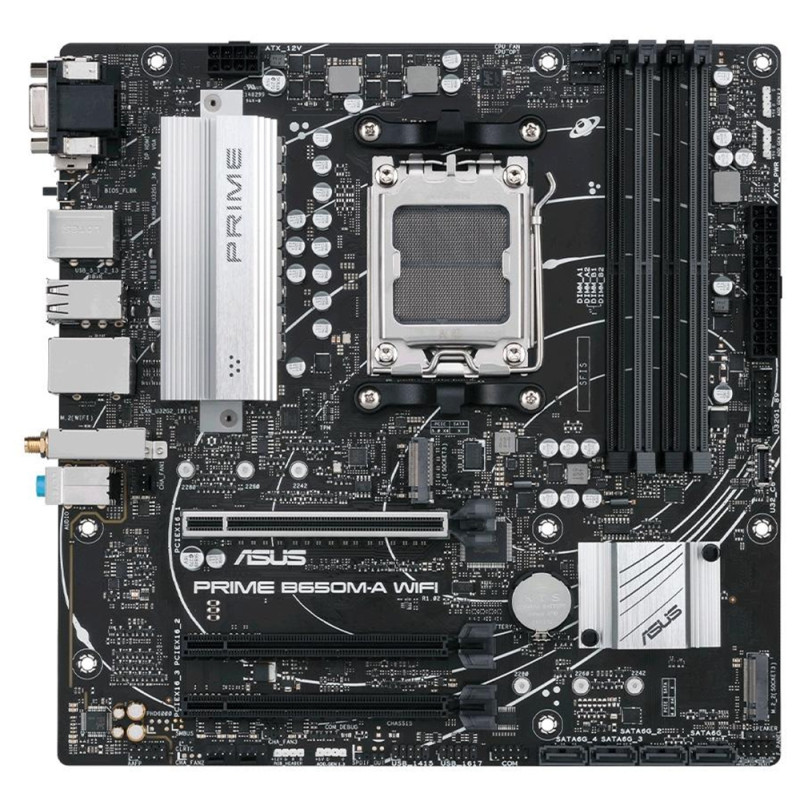 Placa Mãe Asus Prime B650M-A Wi-Fi AMD Soquete AM5 foto 1