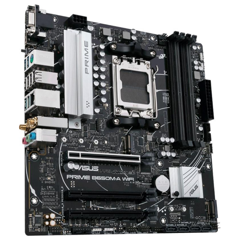 Placa Mãe Asus Prime B650M-A Wi-Fi AMD Soquete AM5 foto 2