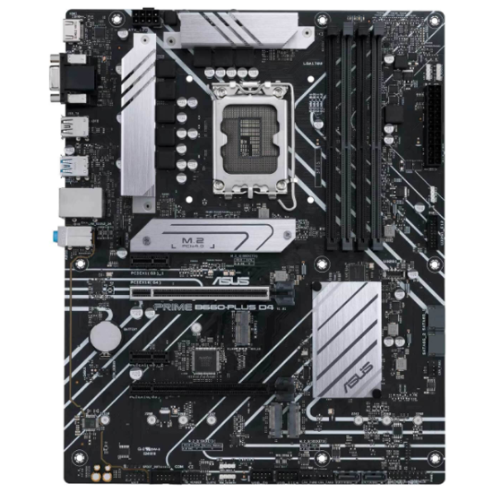 Placa Mãe Asus Prime B660-Plus D4 Intel Soquete LGA 1700 foto 1