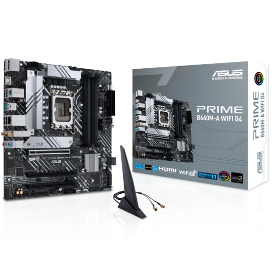 Placa Mãe Asus Prime B660M-A Wi-Fi D4 Intel Soquete LGA 1700