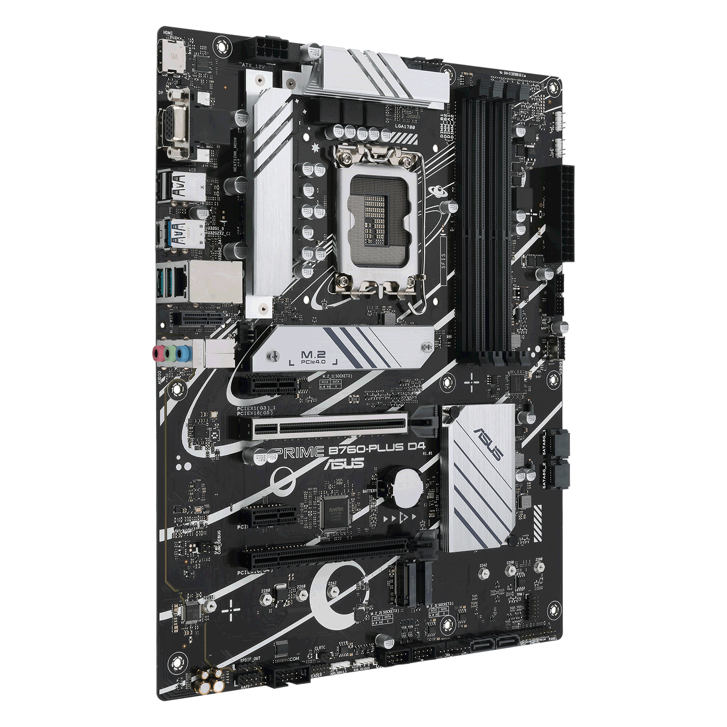 Placa Mãe Asus Prime B760-Plus D4 Intel Soquete LGA 1700 foto 2