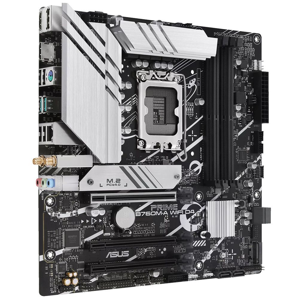 Placa Mãe Asus Prime B760M-A Wi-Fi D4 Intel Soquete LGA 1700 foto 2