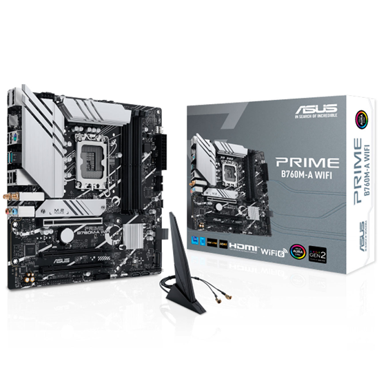 Placa Mãe Asus Prime B760M-A Wi-Fi Intel Soquete LGA 1700
