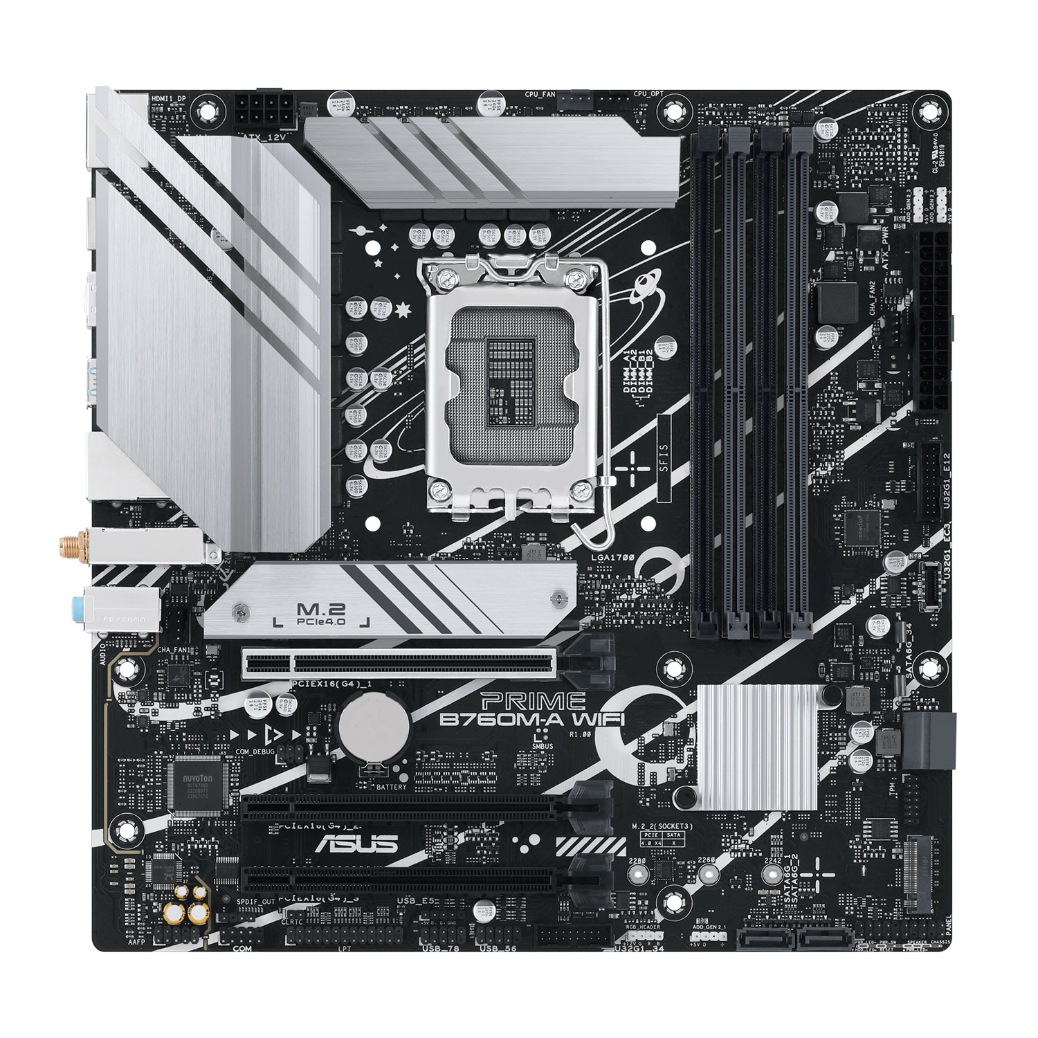 Placa Mãe Asus Prime B760M-A Wi-Fi Intel Soquete LGA 1700 foto 1