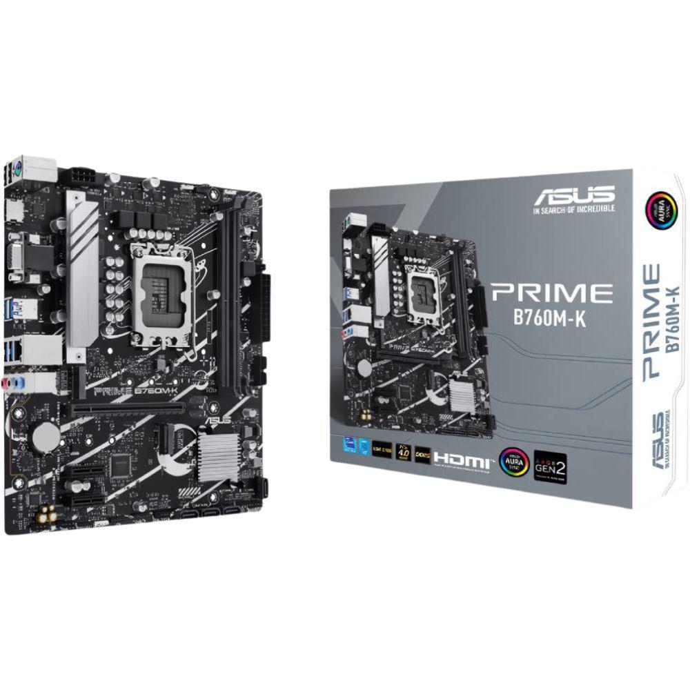 Placa Mãe Asus Prime B760M-K Intel Soquete LGA 1700