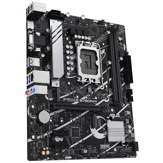 Placa Mãe Asus Prime B760M-K Intel Soquete LGA 1700 foto 2