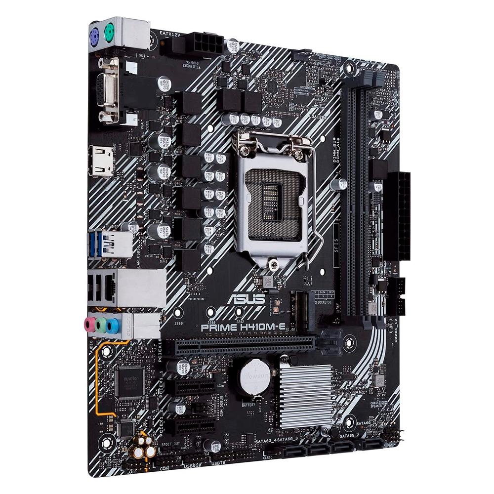 Placa Mãe Asus Prime H410M-E Intel Soquete LGA 1200 foto 1