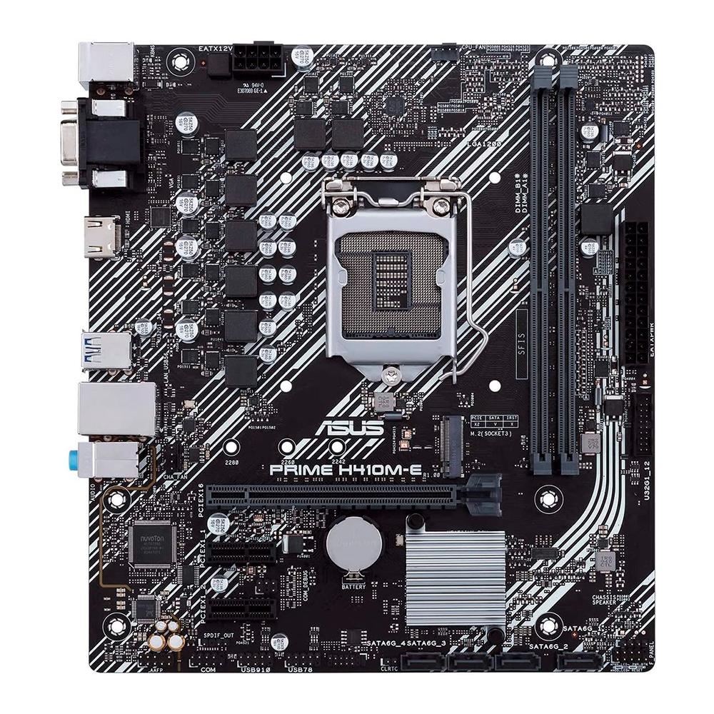Placa Mãe Asus Prime H410M-E Intel Soquete LGA 1200 foto 2