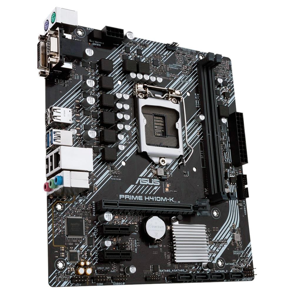 Placa Mãe Asus Prime H410M-K Intel Soquete LGA 1200 foto 1