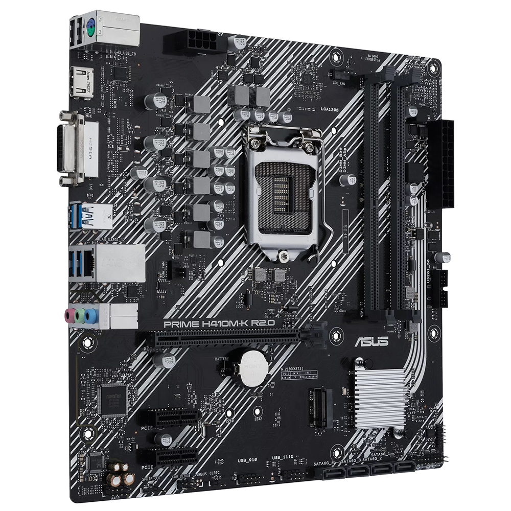 Placa Mãe Asus Prime H410M-K R2.0 Intel Soquete LGA 1200 foto 1