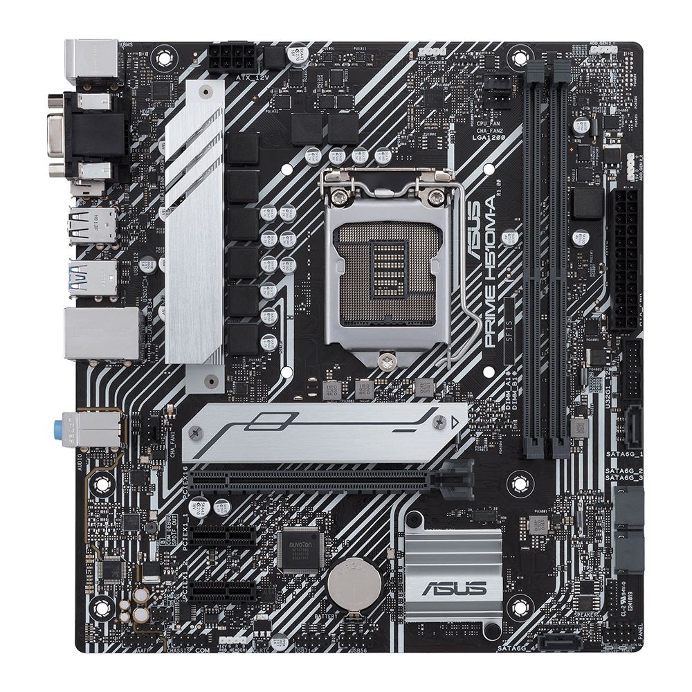 Placa Mãe Asus Prime H510M-A Intel Soquete LGA 1200 foto 1