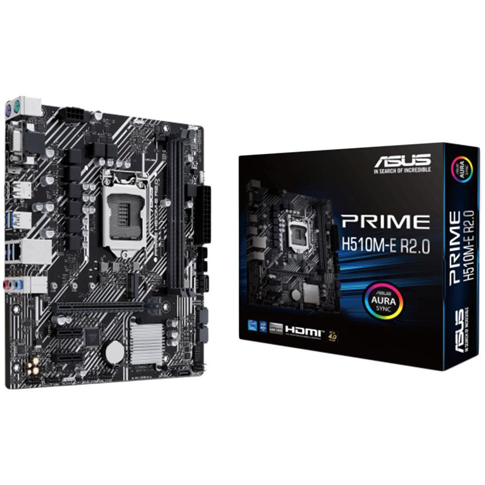 Placa Mãe Asus Prime H510M-E R2.0 Intel Soquete LGA 1200