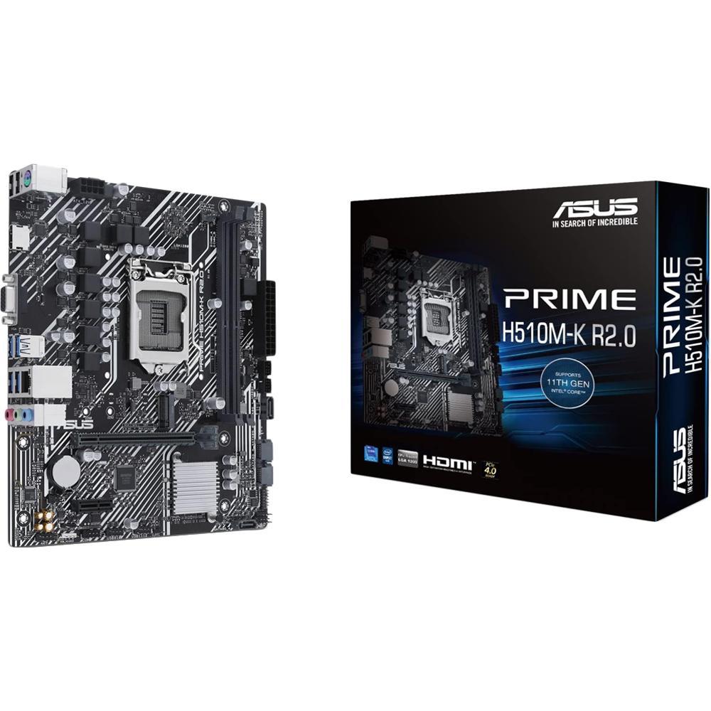 Placa Mãe Asus Prime H510M-K R2.0 Intel Soquete LGA 1200 foto principal