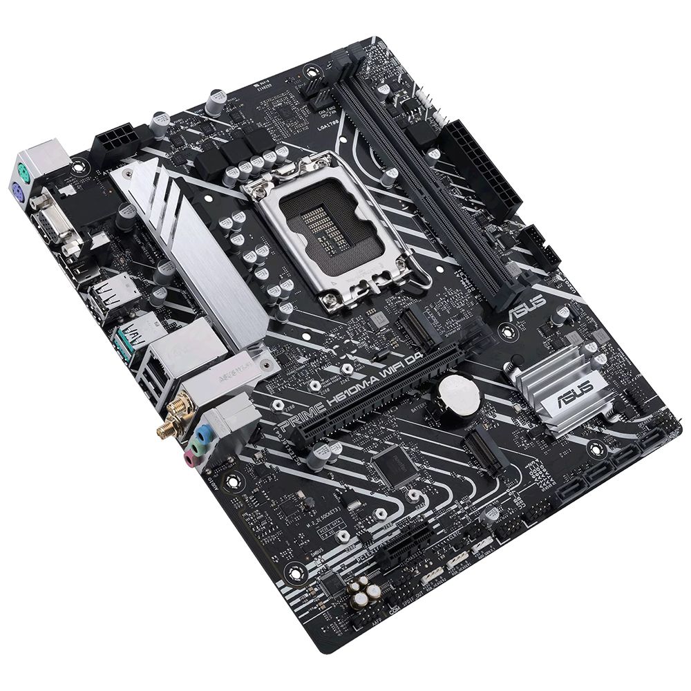 Placa Mãe Asus Prime H610M-A Wi-Fi D4 Intel Soquete LGA 1700 foto 3