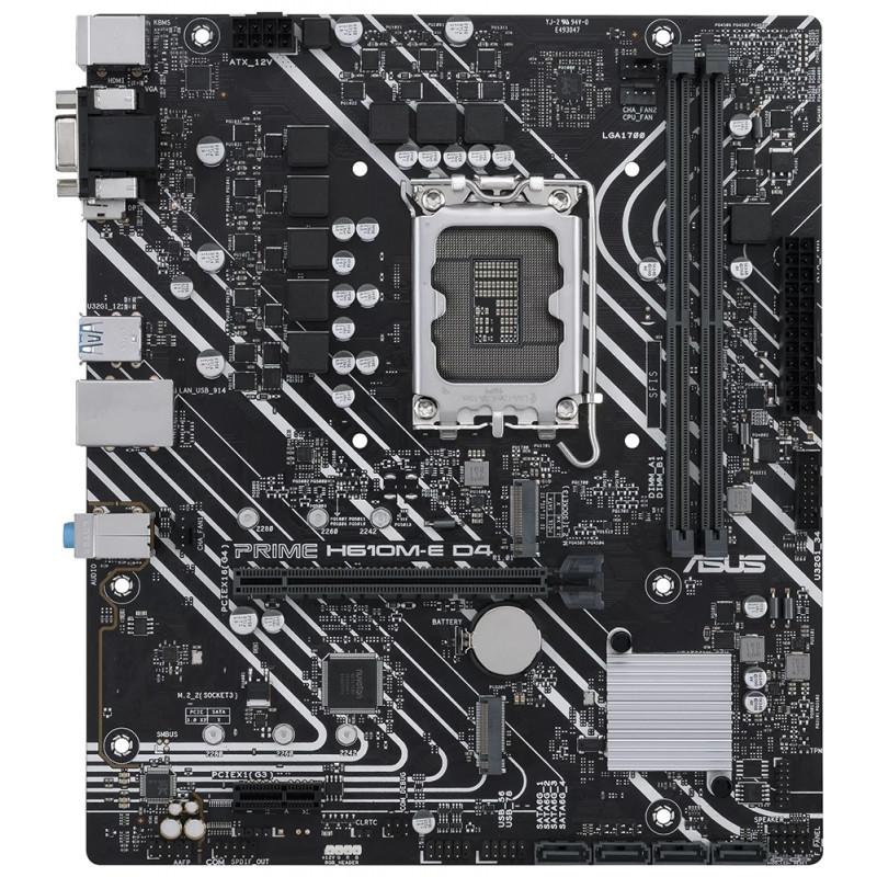 Placa Mãe Asus Prime H610M-E D4 Intel Soquete LGA 1700 foto 3