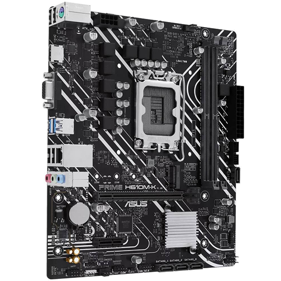 Placa Mãe Asus Prime H610M-K Intel Soquete LGA 1700 foto 2
