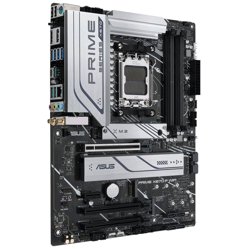 Placa Mãe Asus Prime X670-P Wi-Fi AMD Soquete AM5 foto 2