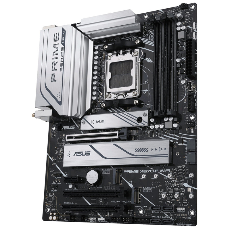 Placa Mãe Asus Prime X670-P Wi-Fi AMD Soquete AM5 foto 3