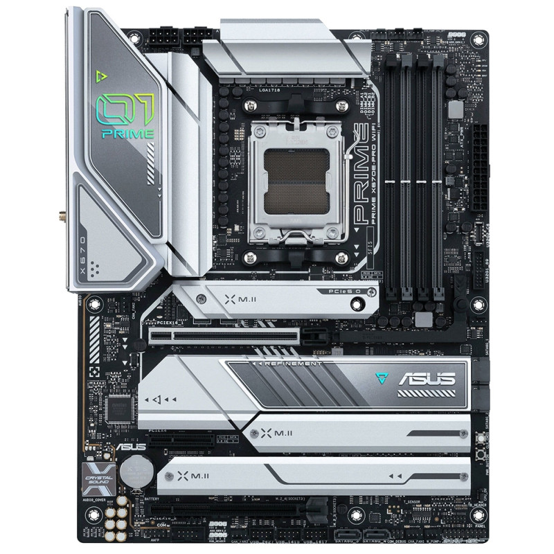 Placa Mãe Asus Prime X670E-Pro Wi-Fi AMD Soquete AM5 foto 1