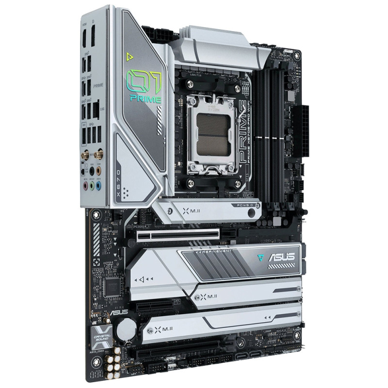 Placa Mãe Asus Prime X670E-Pro Wi-Fi AMD Soquete AM5 foto 2