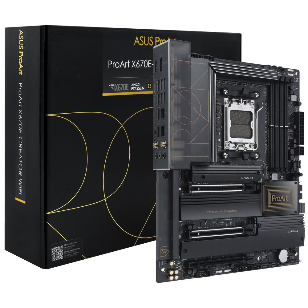 Placa Mãe Asus ProArt X670E-Creator Wi-Fi AMD Soquete AM5