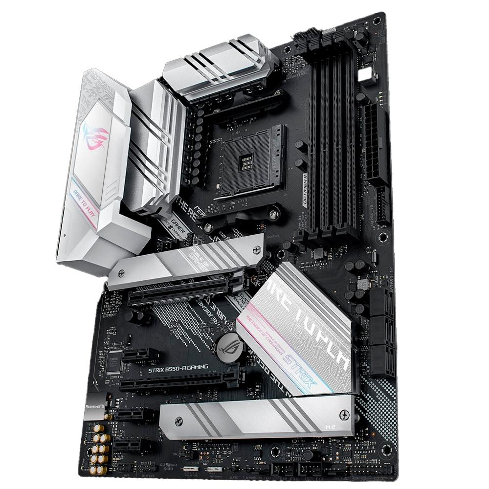 Placa Mãe Asus Rog Strix B550-A Gaming AMD Soquete AM4 foto 2