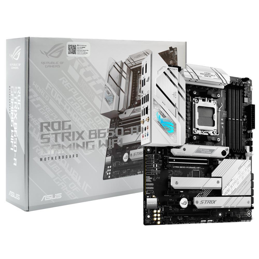 Placa Mãe Asus Rog Strix B650-A Gaming Wi-Fi AMD Soquete AM5