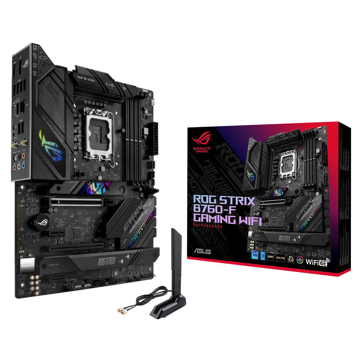 Placa Mãe Asus Rog Strix B760-F Gaming Wi-Fi Intel Soquete LGA 1700