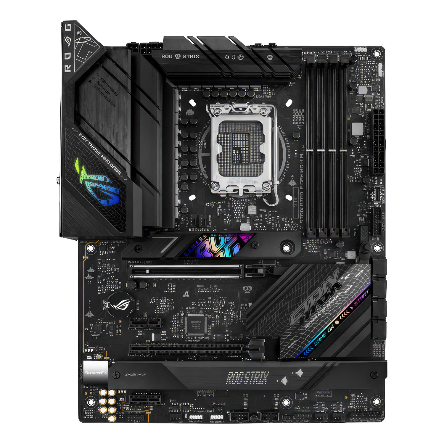 Placa Mãe Asus Rog Strix B760-F Gaming Wi-Fi Intel Soquete LGA 1700 foto 1