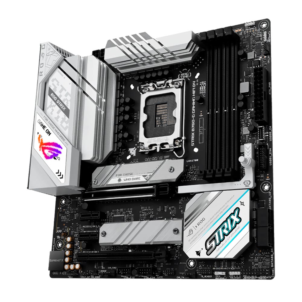 Placa Mãe Asus Rog Strix B760-G Gaming Wi-Fi D4 Intel Soquete LGA 1700 foto 1