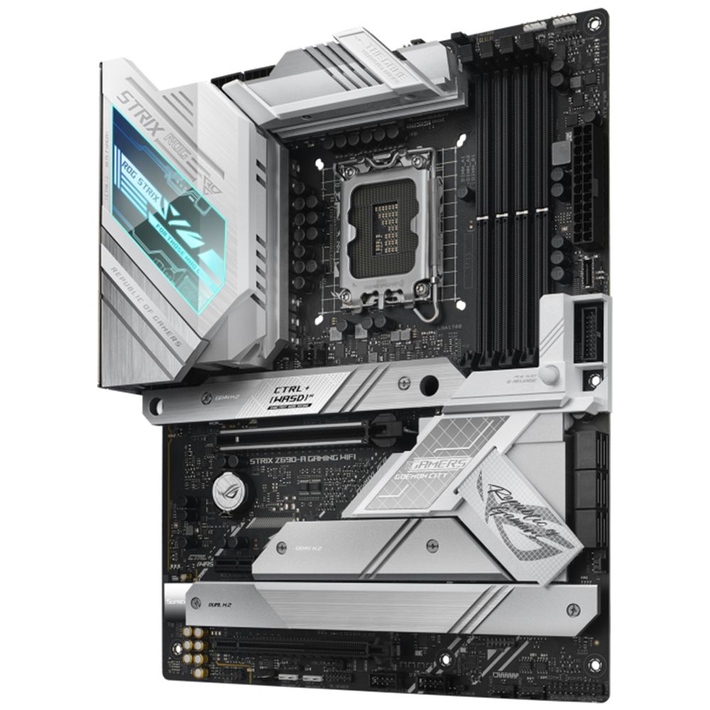 Placa Mãe Asus Rog Strix Z690-A Gaming Wi-Fi Intel Soquete LGA 1700 foto 2