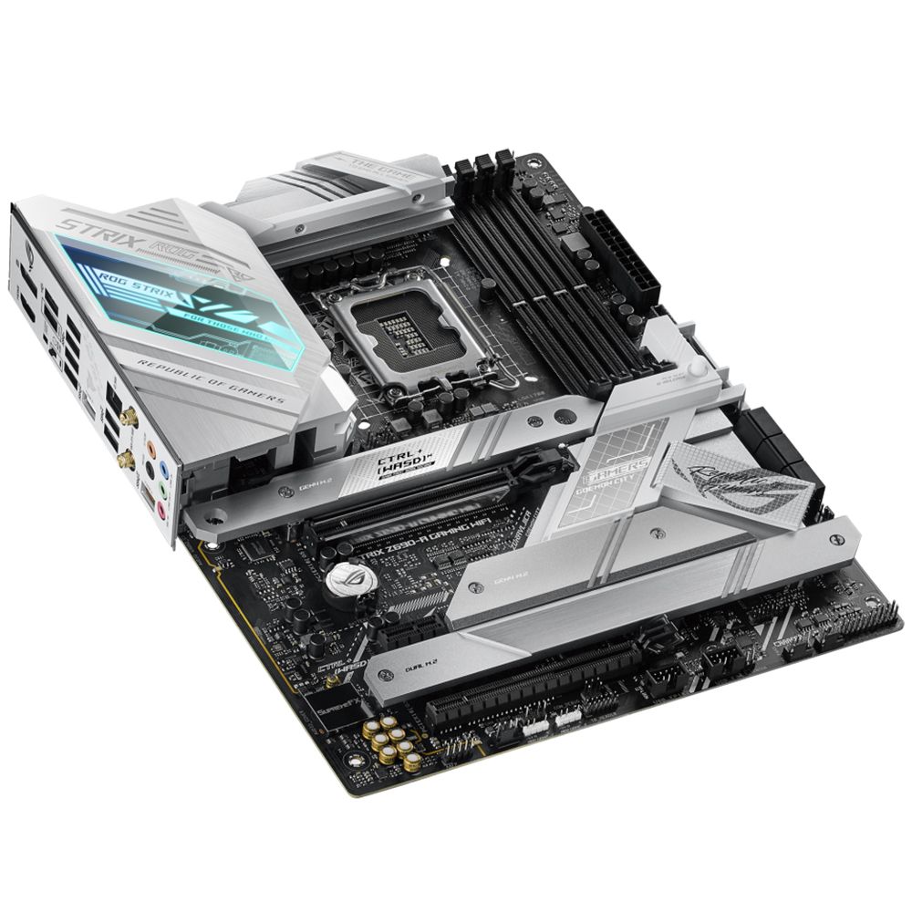 Placa Mãe Asus Rog Strix Z690-A Gaming Wi-Fi Intel Soquete LGA 1700 foto 3