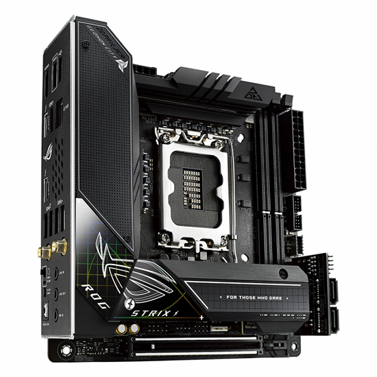 Placa Mãe Asus Rog Strix Z690-I Gaming Wi-Fi Intel Soquete LGA 1700 foto 1