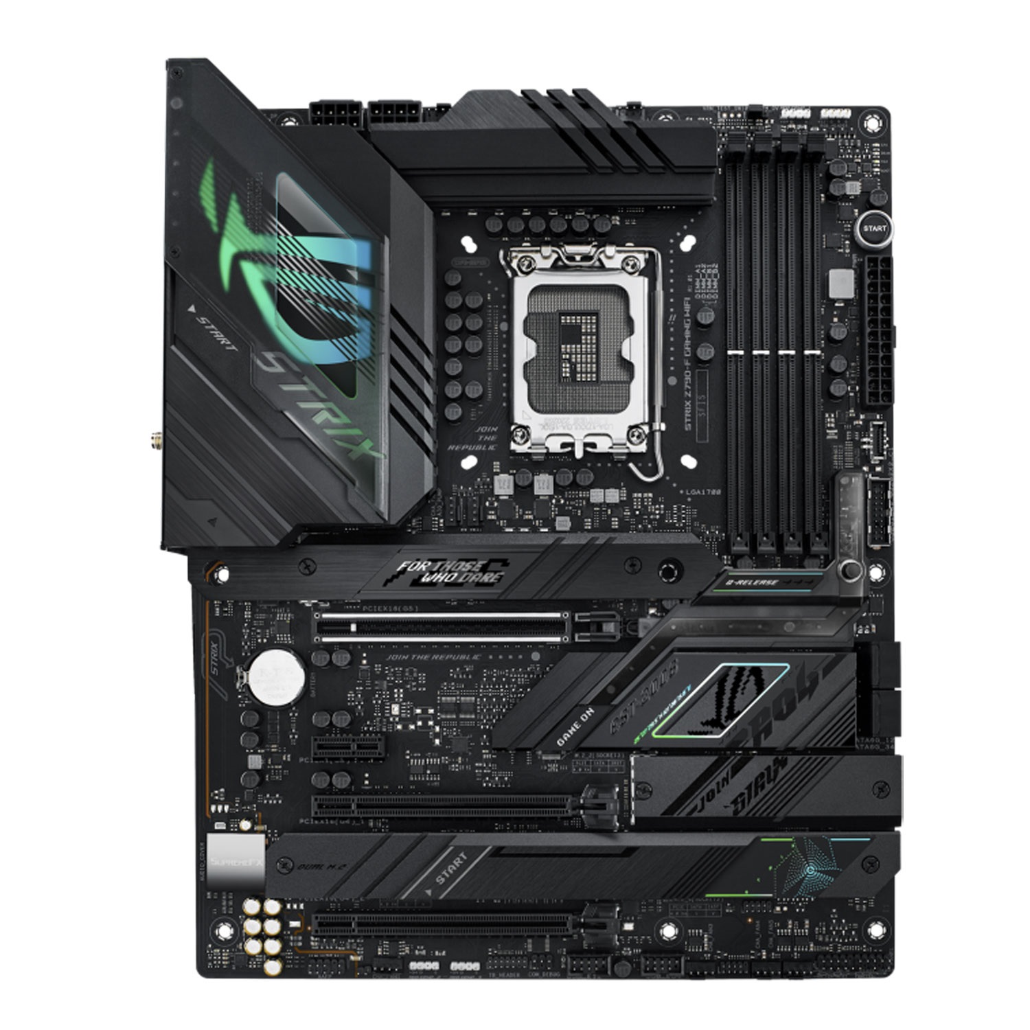 Placa Mãe Asus Rog Strix Z790-F Gaming Wi-Fi Intel Soquete LGA 1700 foto 1