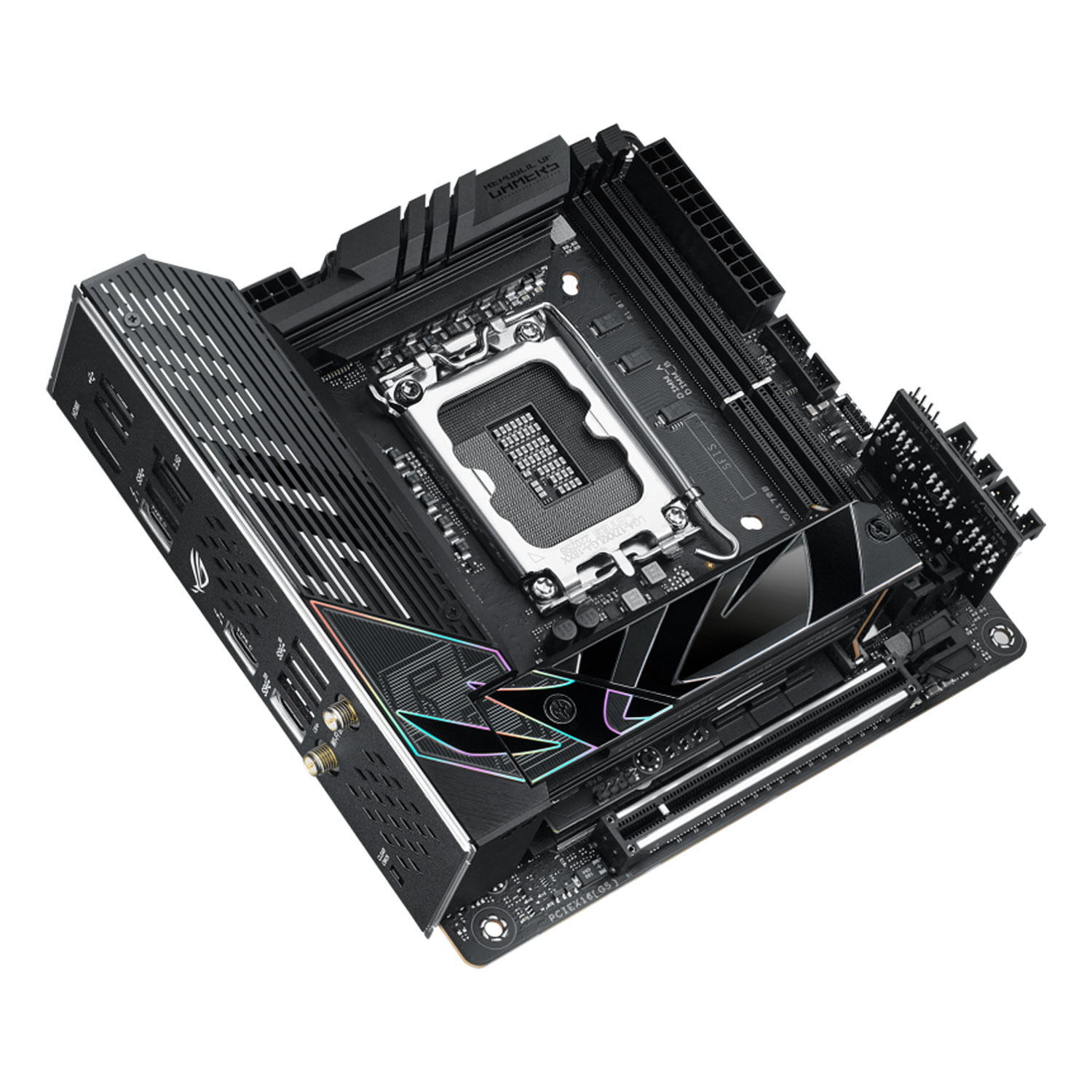 Placa Mãe Asus Rog Strix Z790-I Gaming Wi-Fi Intel Soquete LGA 1700 foto 1