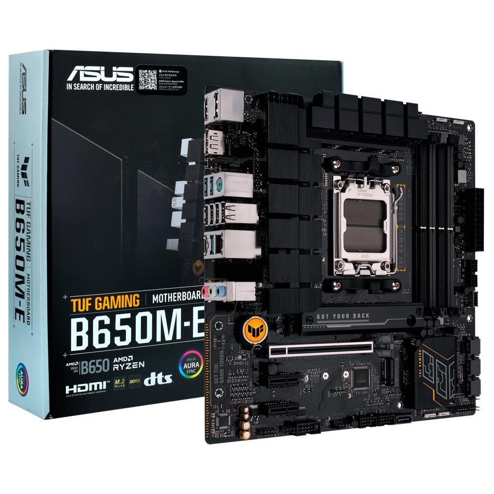 Placa Mãe Asus TUF Gaming B650M-E AMD Soquete AM5