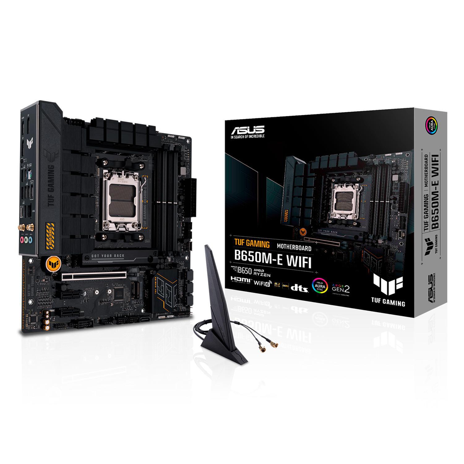 Placa Mãe Asus TUF Gaming B650M-E Wi-Fi AMD Soquete AM5 foto principal