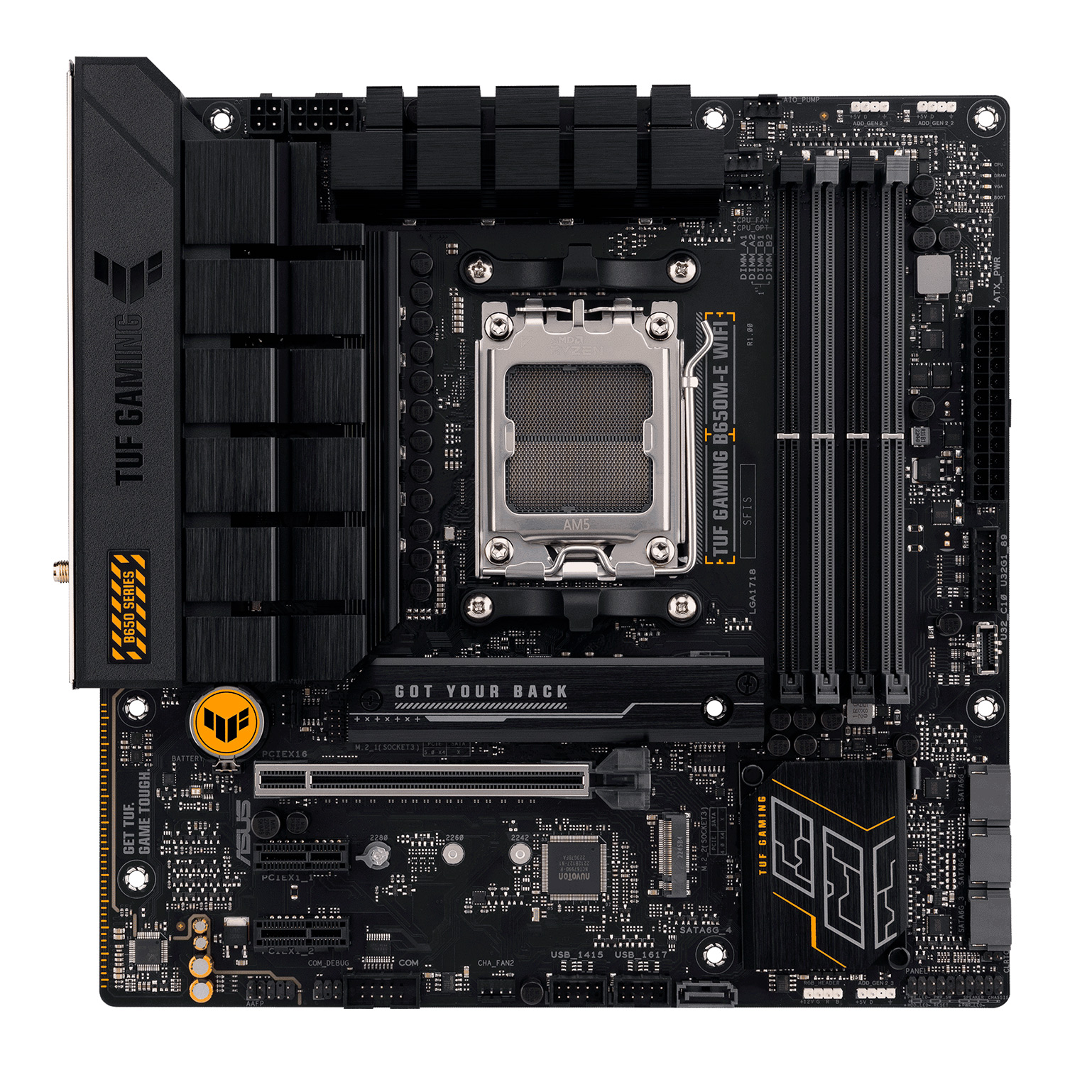 Placa Mãe Asus TUF Gaming B650M-E Wi-Fi AMD Soquete AM5 foto 1