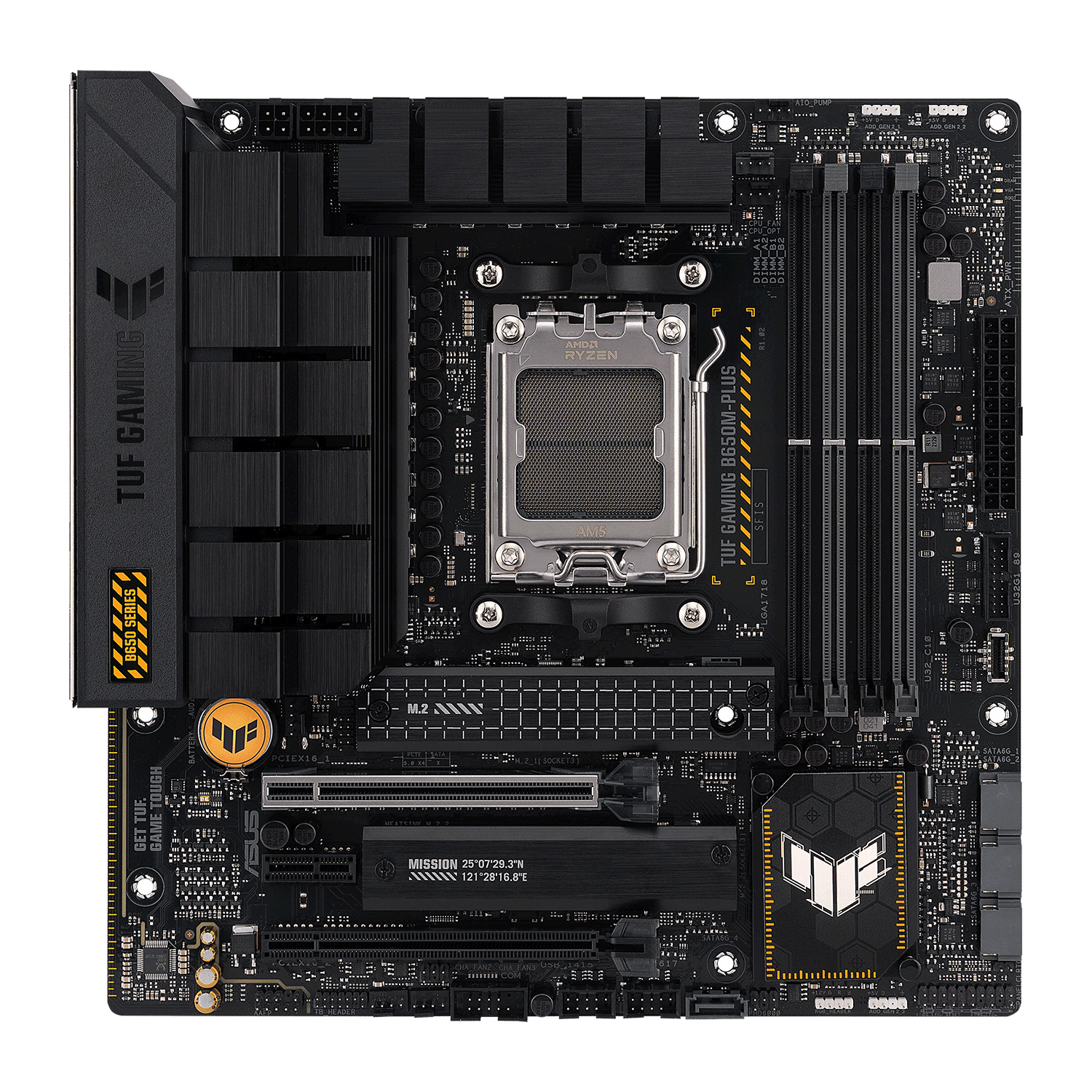 Placa Mãe Asus TUF Gaming B650M-Plus Wi-Fi AMD Soquete AM5 foto 1