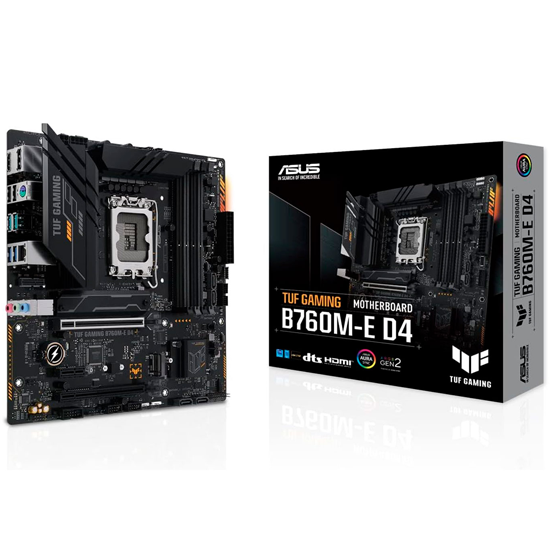 Placa Mãe Asus TUF Gaming B760M-E D4 Intel Soquete LGA 1700