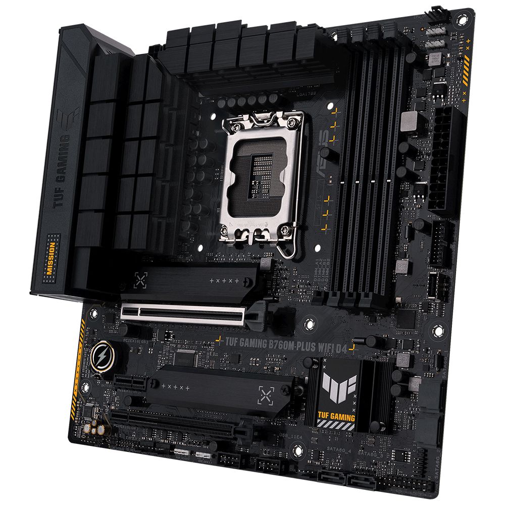 Placa Mãe Asus TUF Gaming B760M-Plus Wi-Fi D4 Intel Soquete LGA 1700 foto 3