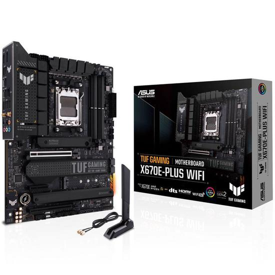 Placa Mãe Asus TUF Gaming X670E-Plus Wi-Fi AMD Soquete AM5
