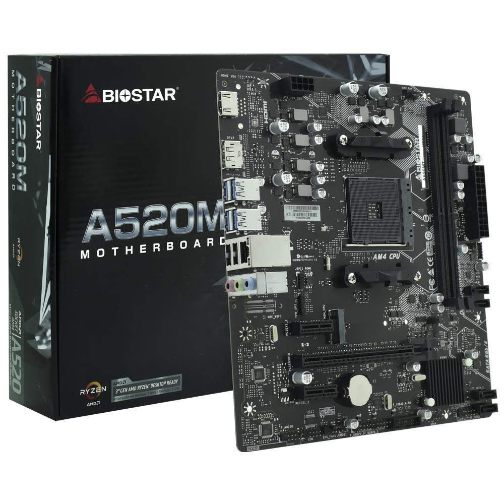 Placa Mãe Biostar A520MT AMD Soquete AM4