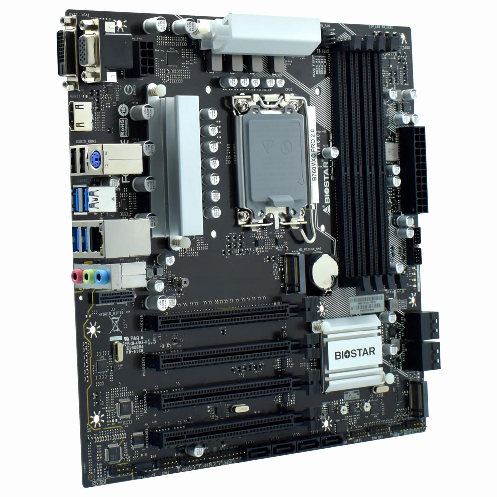Placa Mãe Biostar B760MXC Pro 2.0 Intel Soquete LGA 1700 foto 1