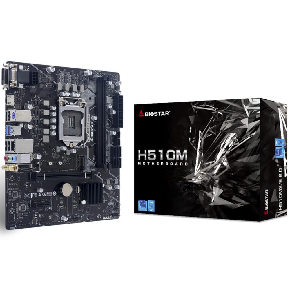 Placa Mãe Biostar H510MX/E 2.0 Intel Soquete LGA 1200