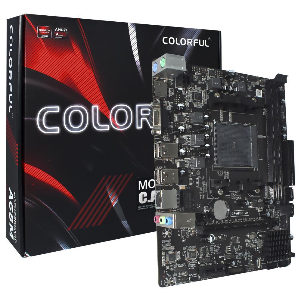 Placa Mãe Colorful C.A68M-E V15 AMD Soquete FM2+ foto principal
