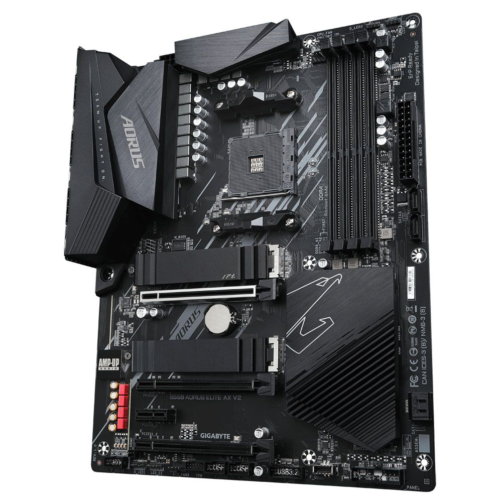 Placa Mãe Gigabyte B550 Aorus Elite AX V2 AMD Soquete AM4 foto 2